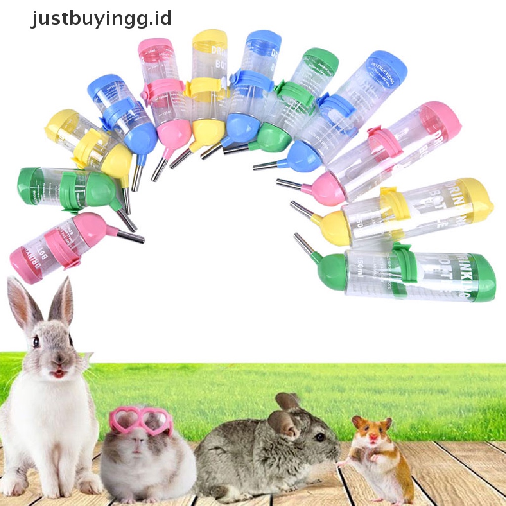 1pc Botol Minum Gantung Bahan Plastik Untuk Hamster / Kelinci