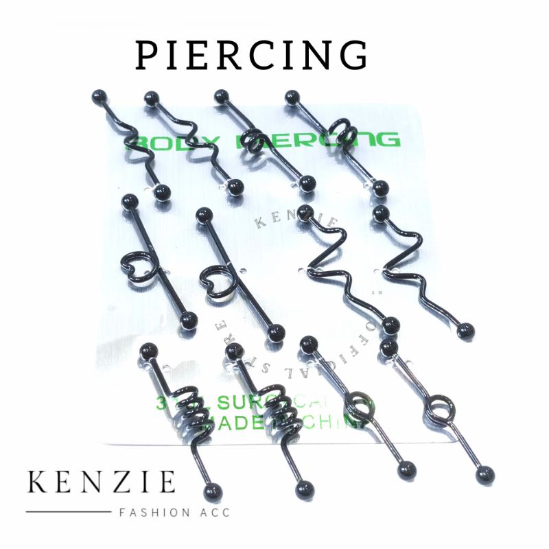 Anting telinga isi 12pcs model panjang skp382