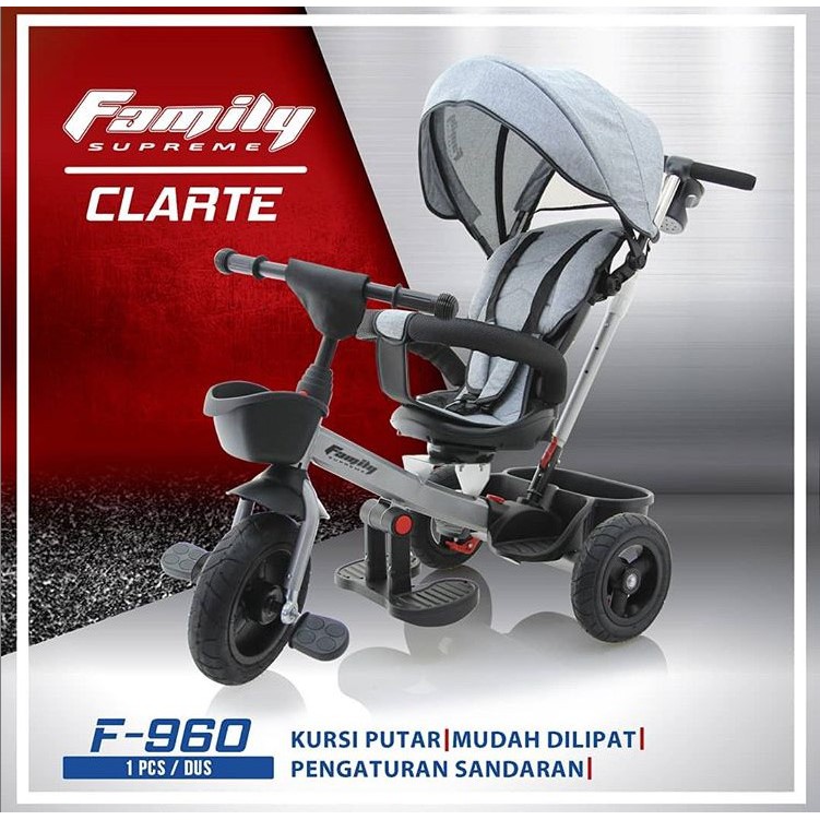 Family F-960 Clarte Stroller Sepeda Roda Tiga
