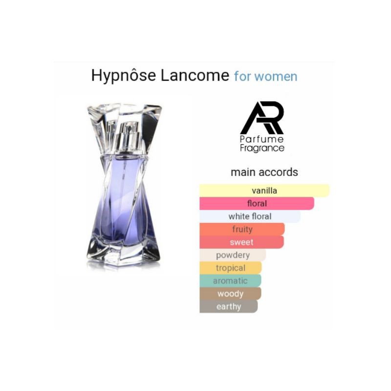 ARparfum - HYPNOSE LENCOME - BEST SELLER for WOMAN !! 99% Aroma Original,Lembut dan Tahan lama