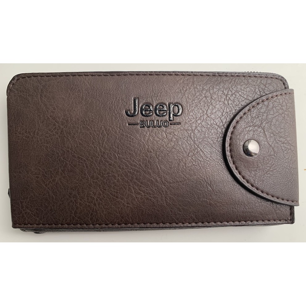 DOMPET PRIA HANDBAG JEEP BULUO A863 DENGAN TALI TEMPAT KARTU WALLET SEMI KULIT PREMIUM