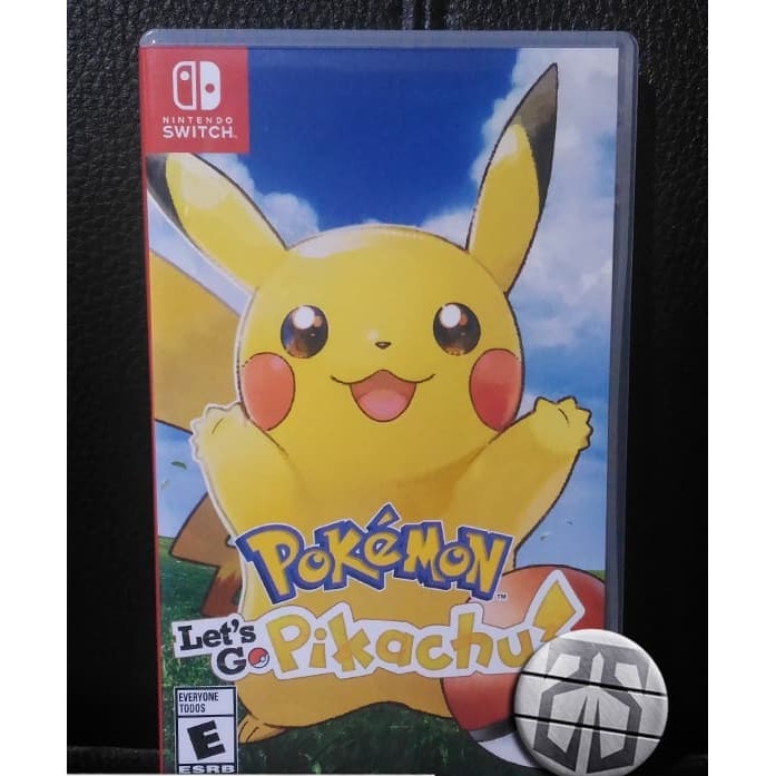 nintendo switch cartridge card game pokemon let's go pikachu lets let