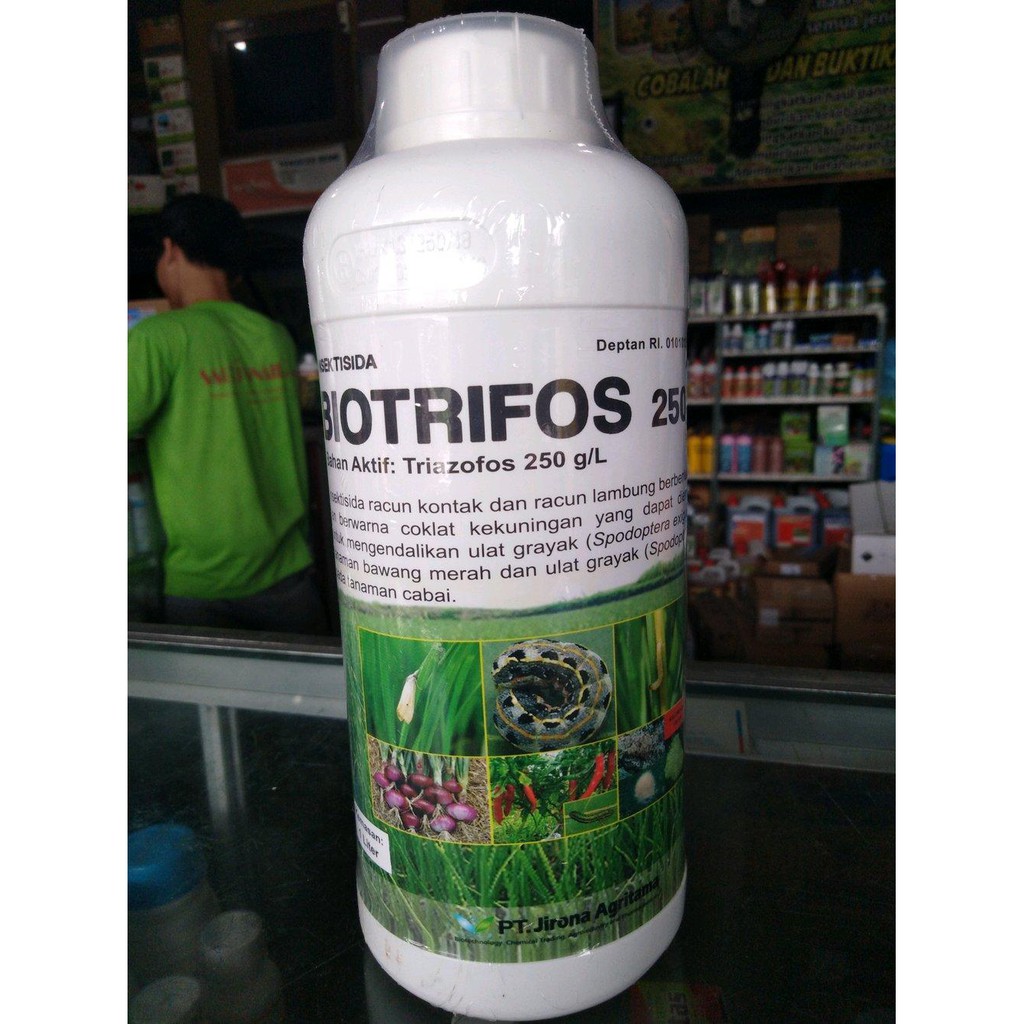 Insektisida Biotrifos - Obat Ulat Grayak Bawang Merah dan Cabe