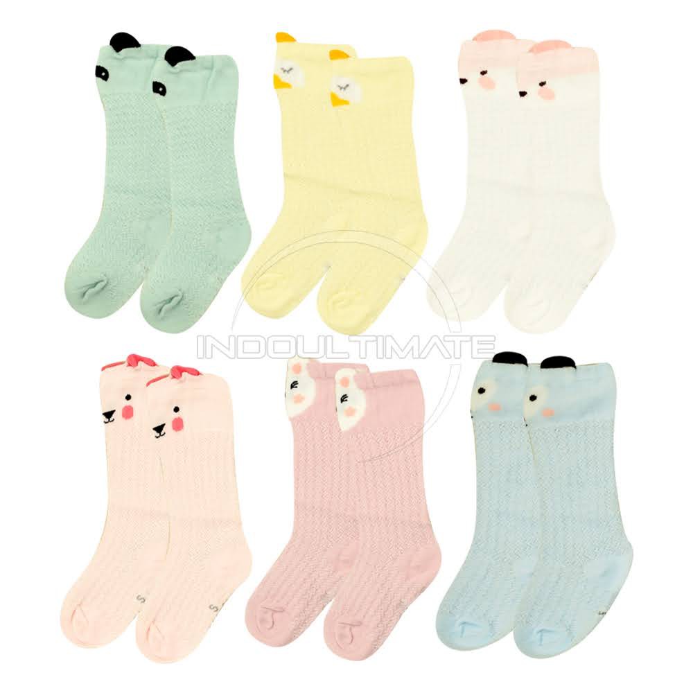 Kaos Kaki Bayi Gambar IMPORT PREMIUM KKA-01 Kaos Kaki Anak Motif Random Kaki Bayi Baru lahir Newborn