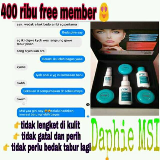 MSI skincare gold beauty