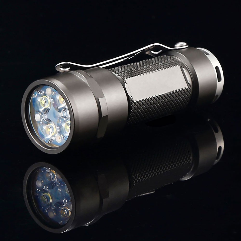 JETBeam RRT03 Raptor Flashlight Senter Tactical LED NICHIA 219C 1400 Lumens - Black