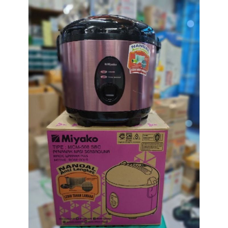 Rice Coocker / Magicom Miyako 508 SBC 1.8L ( Lapisan Nanoal Anti Lengket )