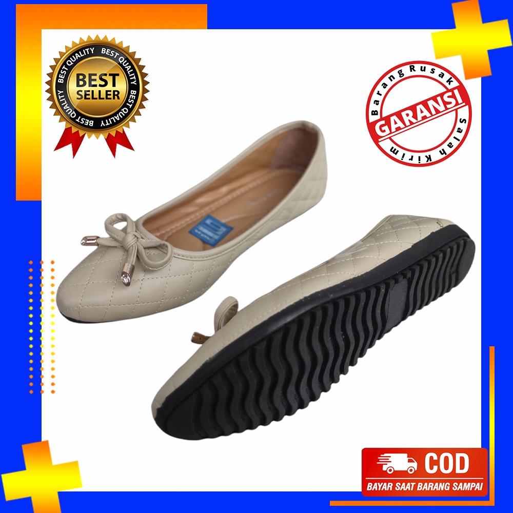 Sepatu Flatshoes Main Kerja Spatu Flat Shoes Wanita Cewek Remaja Dewasa Trend Kekinian BCPDR11
