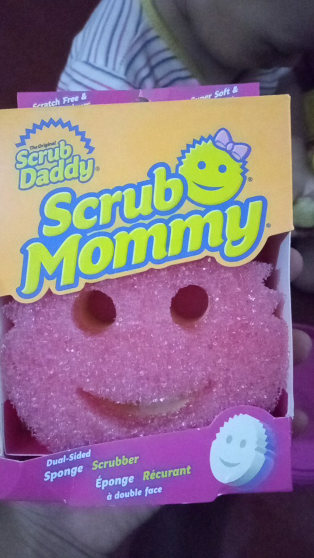 Spons Pembersih Peralatan Dapur Scrub Daddy Mommy Spon Cuci Piring