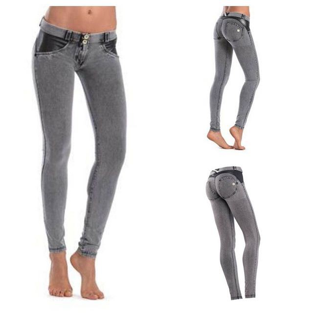 Freddy Grey Mix Leather Pants
