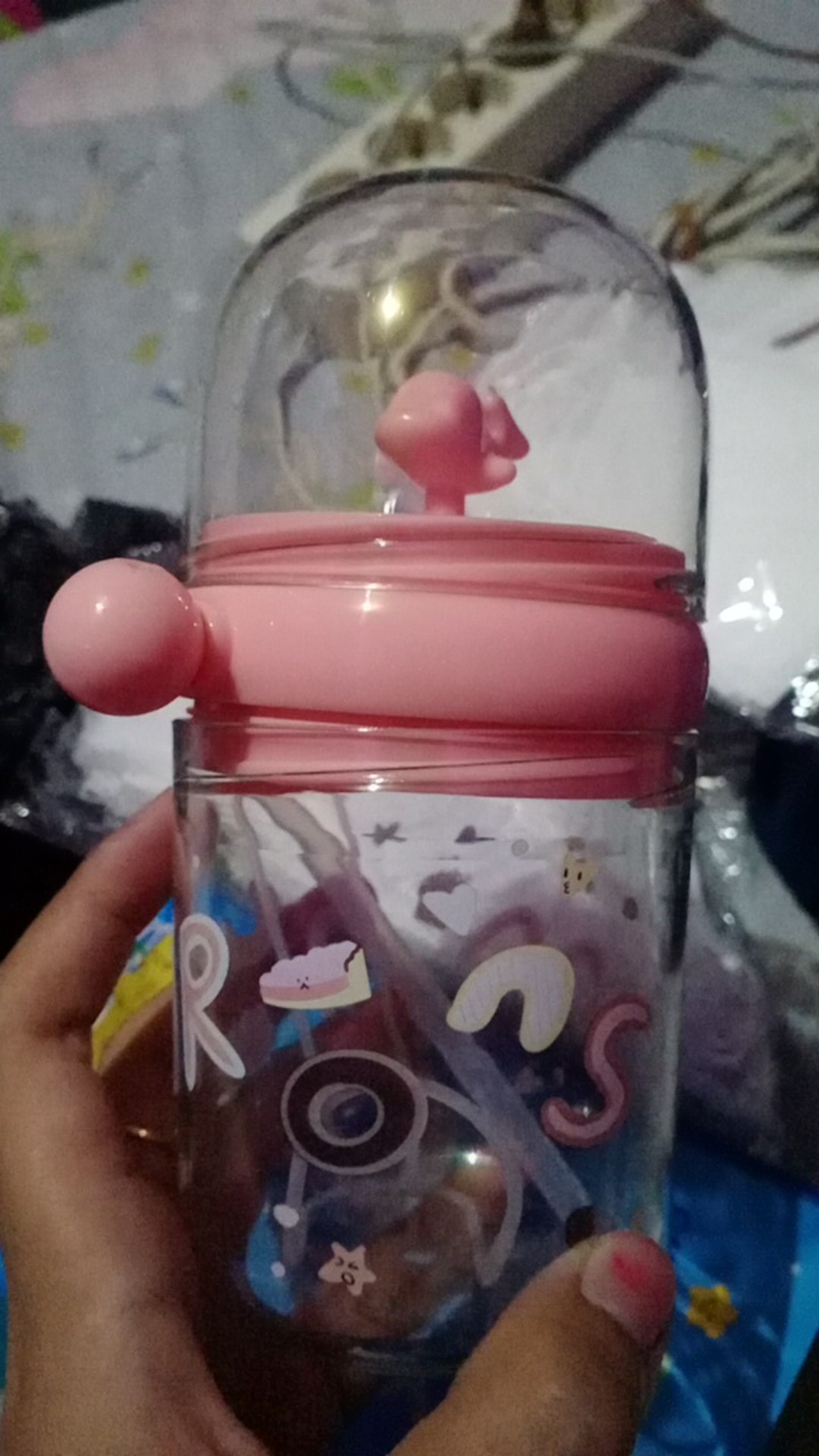 Botol Air Mancur / Whale Bottle 250 Ml Tanpa Tali / Botol Paus