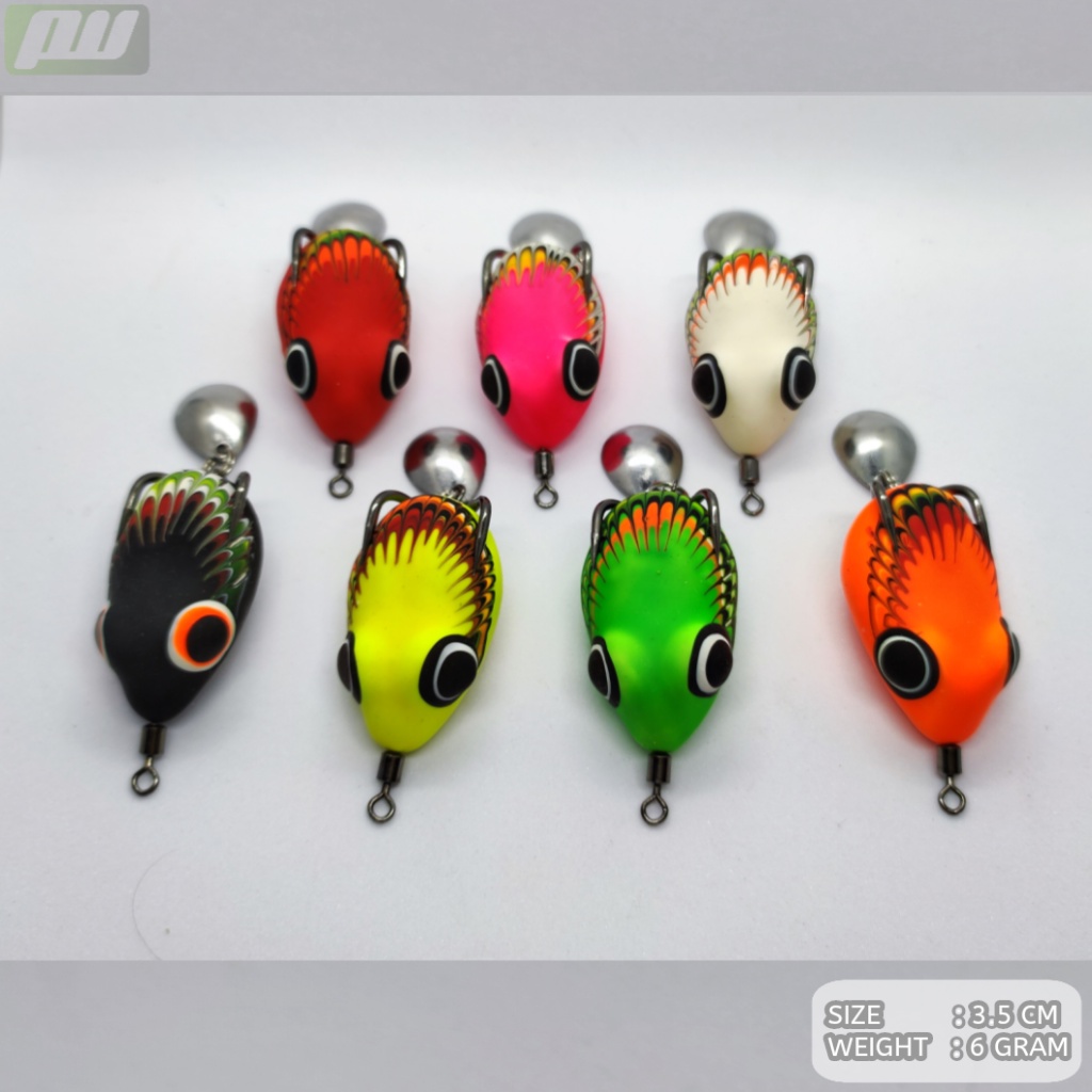 Soft frog 3.5cm Umpan Casting Gabus