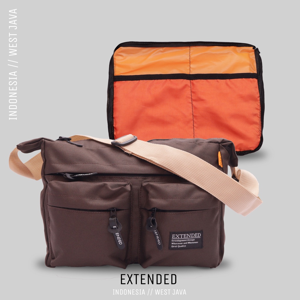 Tas Selempang Pria Slingbag Pouch Pria Premium Extended Arrow