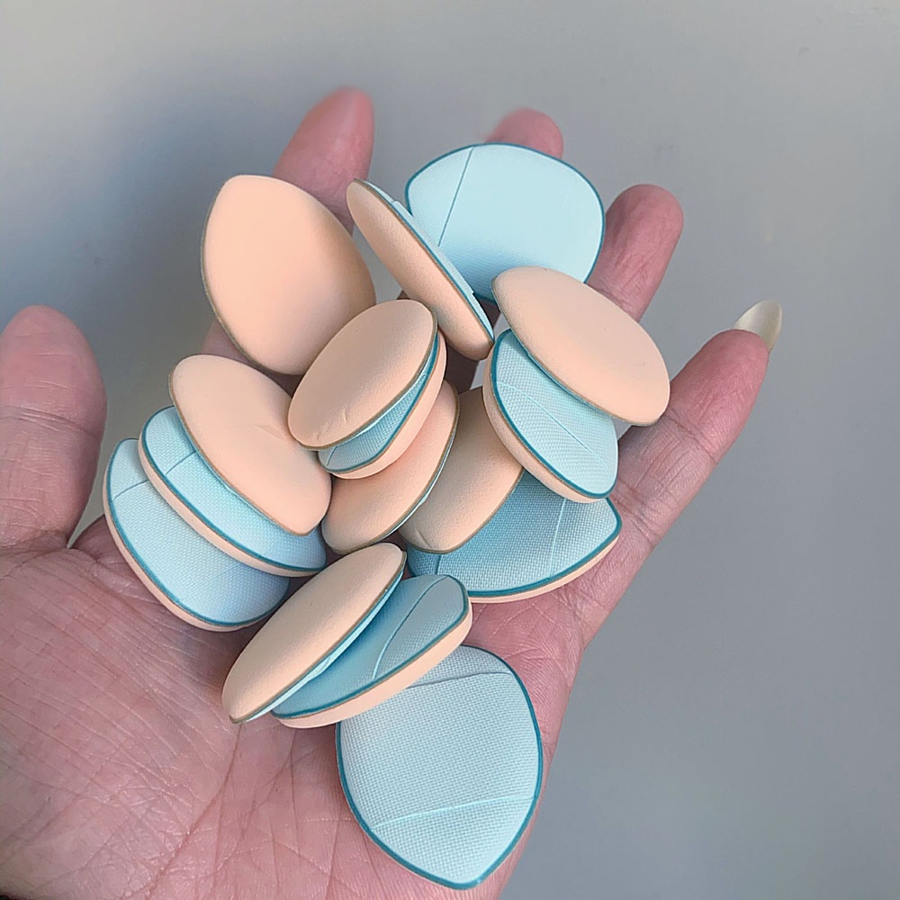 1pc Spons Puff Air Cushion Mini Bentuk Jempol Tangan Lucu Untuk Basah / Kering