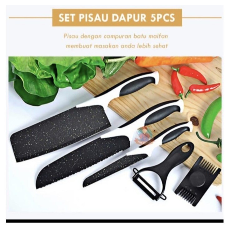 Set Pisau Cesco Original Dijamin tajam