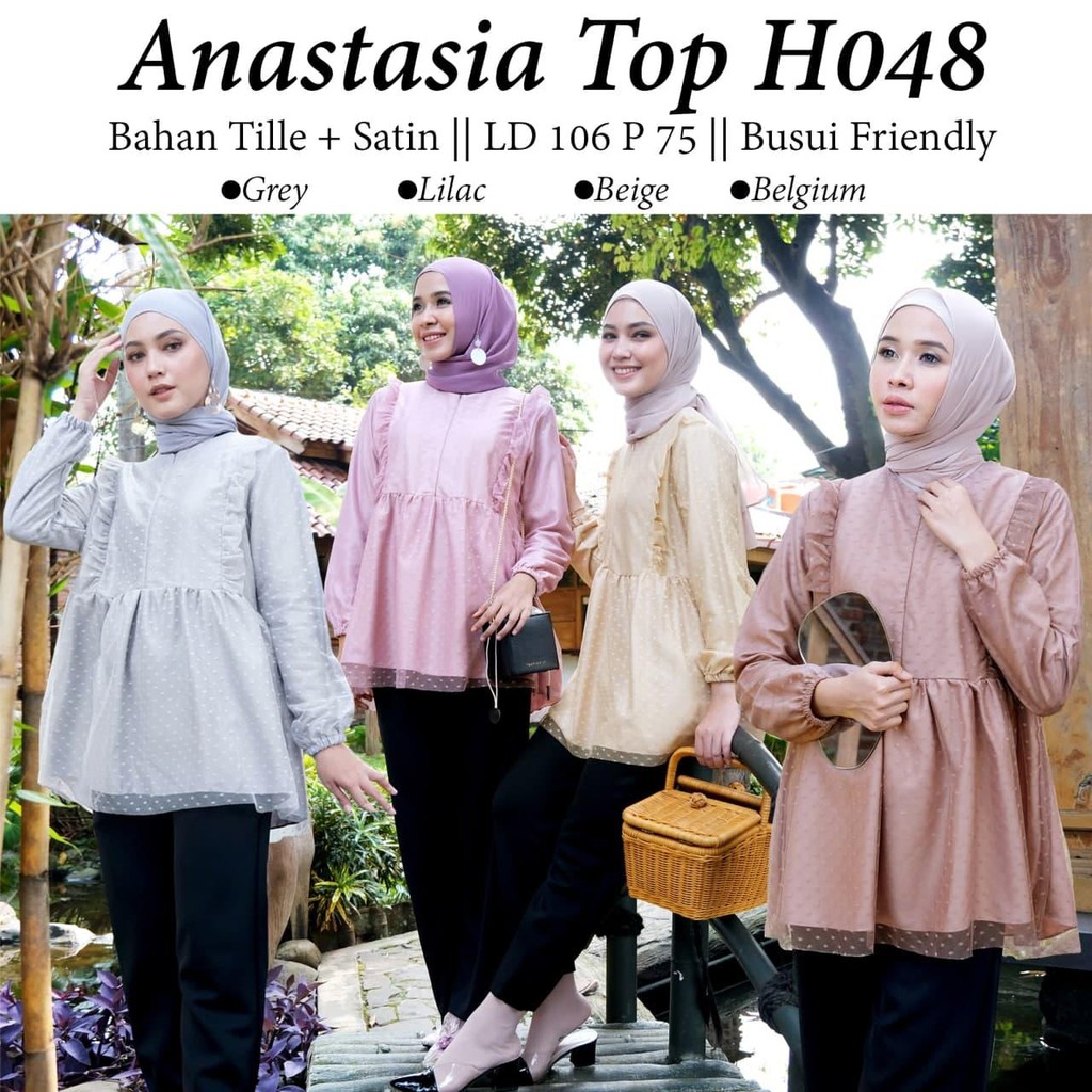 ANASTASIA TOP /ATASAN BRUKAT /ATASAN TILE