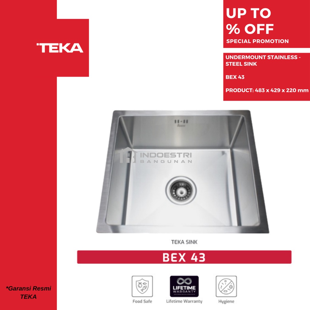 Jual Sink Teka BEX 43 Kitchen Sink Teka Bak Cuci Piring 1 Lubang   2b4a62a7279bdcfb900be9fb49cff58b