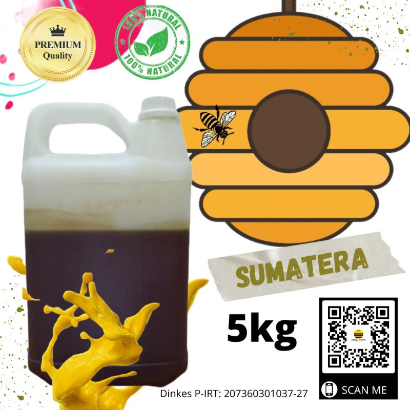 MADU HUTAN LIAR SUMATERA APISDORSATA 5KG