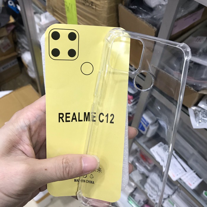 SOFT CASE SILIKONE ANTI CRACK BENING REALME C12 HARGA GROSIR