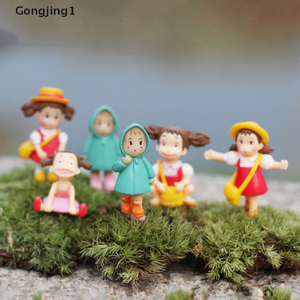 Gongjing1 Boneka Anak Perempuan Mini Untuk Dekorasi Taman