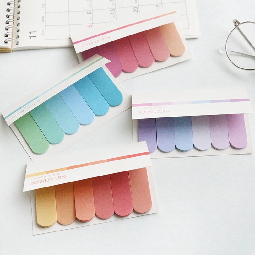 Sticky Note / Pembatas Buku Warna Polos Lucu