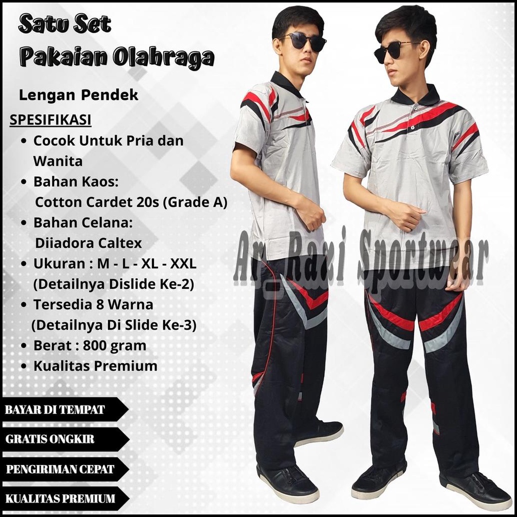 Pakaian Seragam Olahraga Pria Dan Wanita Terbaru Dan Terlengkap Set Pakaian Olahraga Pria Dan Wanita