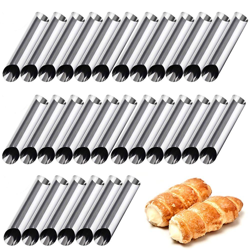 [Elegan] Cannoli Tabung 6pcs/set cream puff Dapur gadget danish pastry roll shell cream puff maker