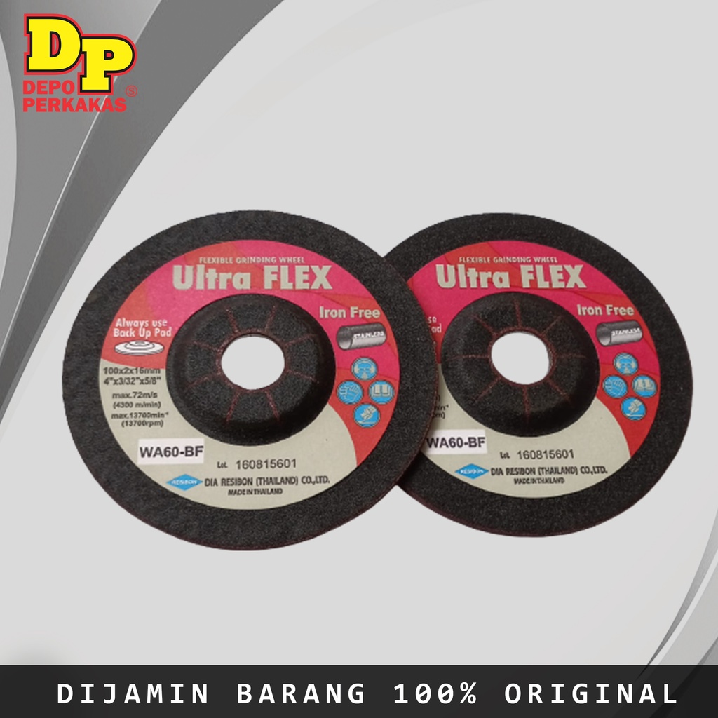 Batu gerinda potong ULTRAFLEX 4 X 2 AC 60BF