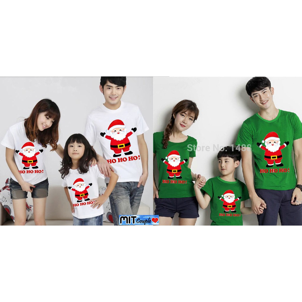  BEST SELLER GROSIR MURAH BAJU  CHRITSMAS PASANGAN  KAOS 