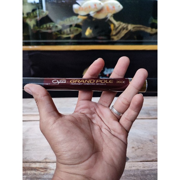Joran tegek micro fishing ruas pendek merk oyama grand pole 360 cm