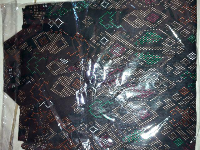 Ameliashop16 Kemeja Batik Songket Torpedo M L Xl Xxl Xxxl