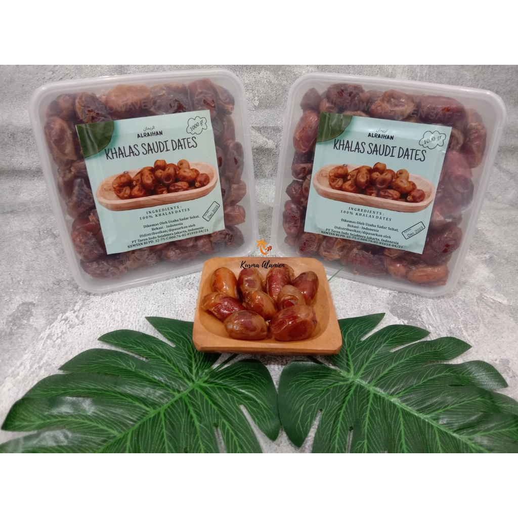 

Khalas Saudi 1kg & 500 gr
