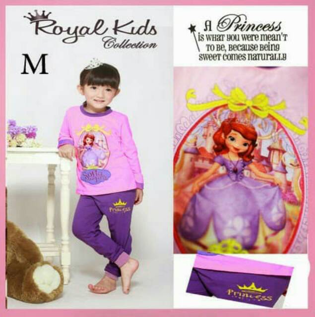 Piyama royal kids premium piyama anak bahan kaos katun lembut dan nyaman