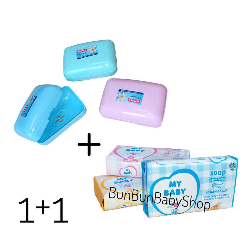 Set MY BABY Sabun Bayi Tempat Box Perlengkapan Mandi Lahir Murah Peralatan Newborn Bunbunbabyshop