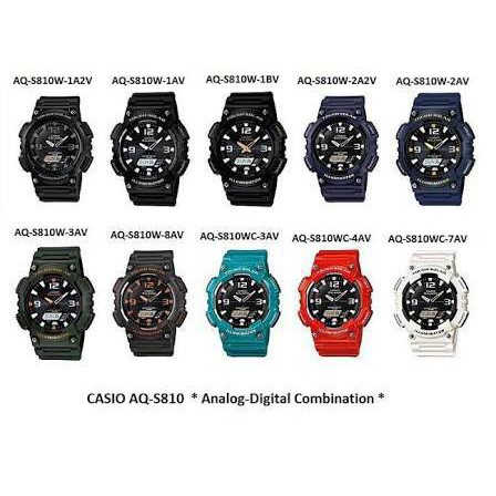 Jam Tangan Casio Original AQ-S810W-1A CASIO ANALOG DIGITAL