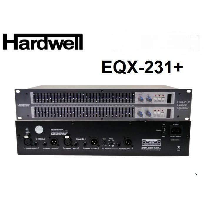 equalizer hardwell eqx 231+ garansi 1 tahun original