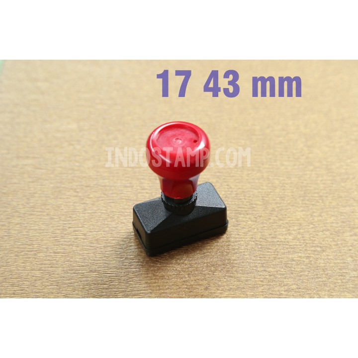 

gagang stempel 1743 17mm 43mm automatic flash stamp handle good materials free ongkir xtra