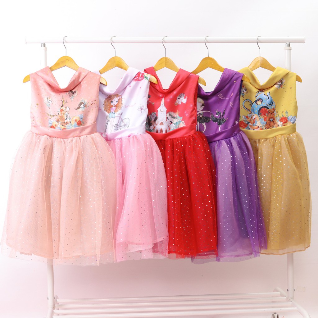 DRESS PESTA ANAK BALLERINA PURPLE USIA 2-12TH JC20E