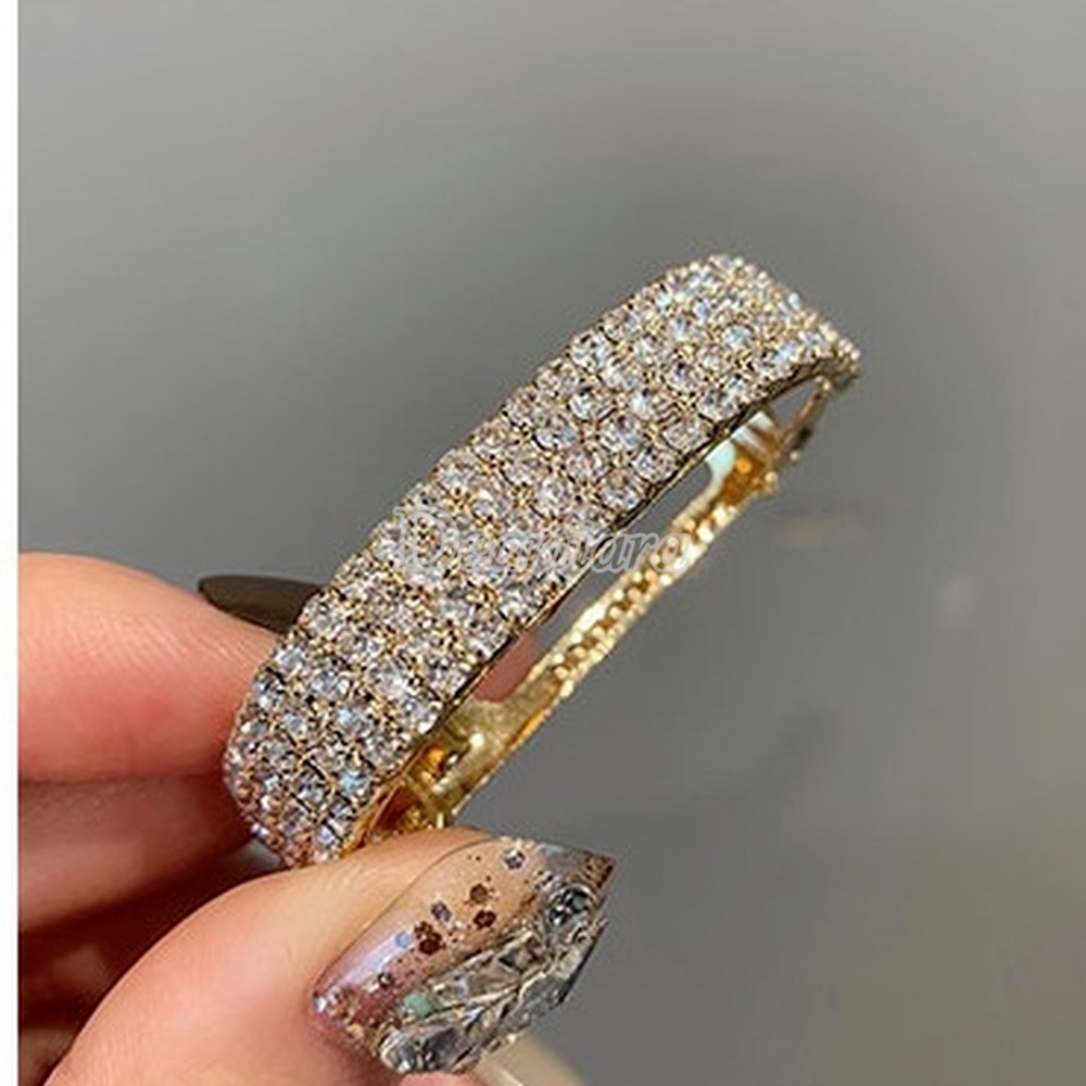 Exquisite Diamond-studded Hairpin Back Head Temperament Clip All-match Ponytail Buckle New Pan Hair Headdress Women