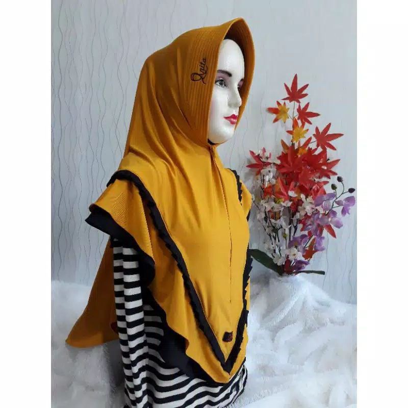 ANITA HIJAB AN-80 HIJAB INSTAN ORIGINAL BAHAN JARSEY TEBAL LEMBUT, ADEM & JATUH-5