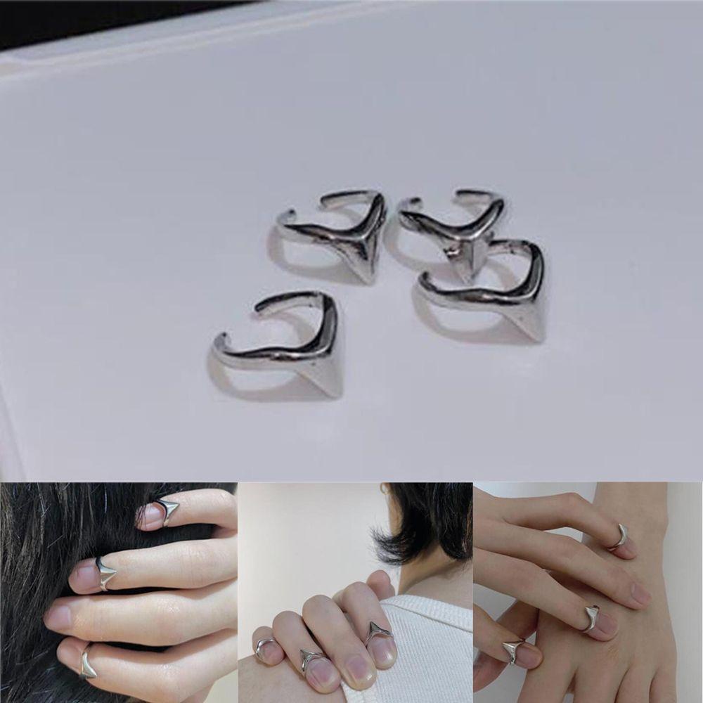 R-flower Ring Adjustable Perhiasan Hadiah Untuk Wanita Pria Statement