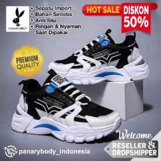  SEPATU  SPORT PRIA RUNNING SNEAKERS  COWOK IMPORT  KOREA  