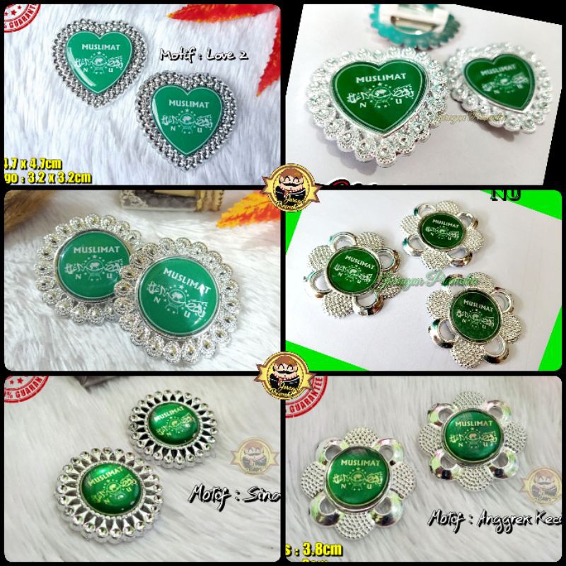 PIN BROS MUSLIMAT NU 6 MOTIF ( NU )