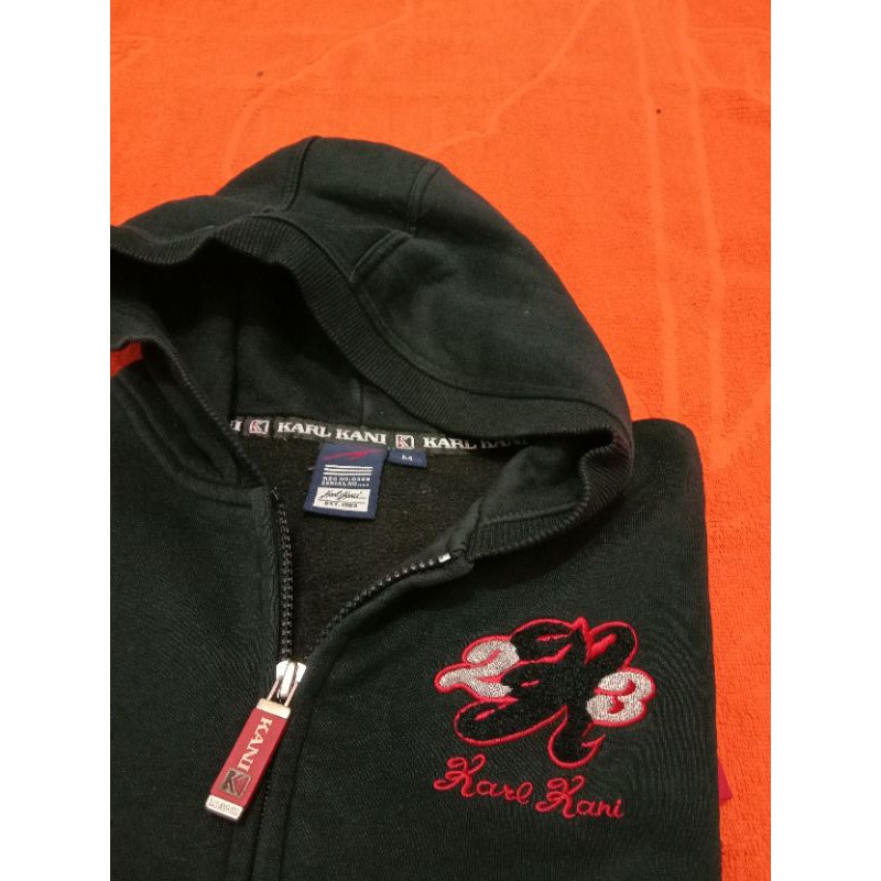 Hoodie motif Zipper by Karl Kani second branded