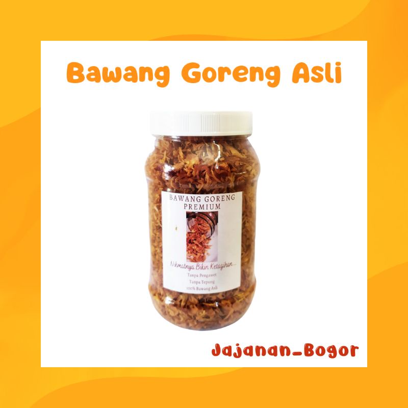 

Bawang Goreng Asli Gurih 140gr