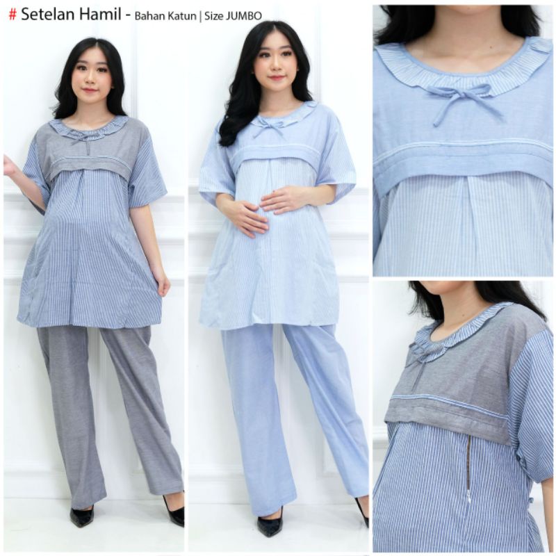 BAJU HAMIL KANTOR/BAJU HAMIL KEKINIAN/SETELAN BAJU HAMIL MENYUSUI