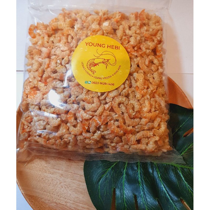 

Young Hebi Udang Kering Besar 500 gram Bagan siapiapi / Ebi Bagan / Hebi Kering / Udang kering sumatera