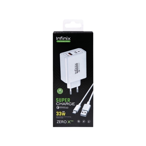 CHARGER INFINIX HOT 10 PLAY HOT 10 HOT 10S 33 WATT FAST CHARGING