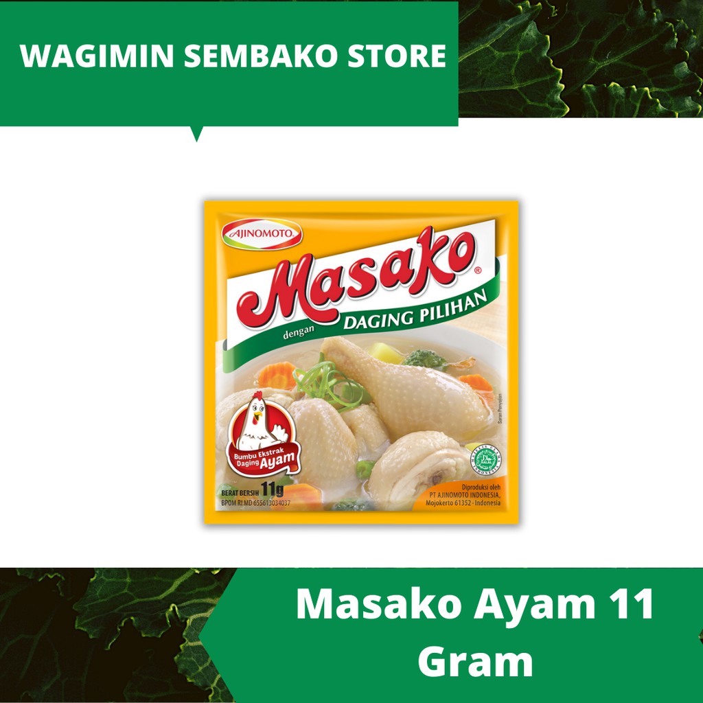 

Masako Ayam 11 Gram 20 Sachet