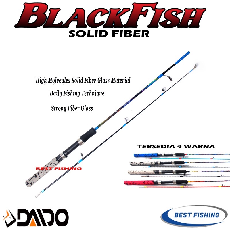 Joran Pancing Daido Black Fish 1.35 (6-12lb) Lentur Murah